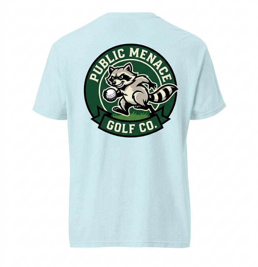 Public Menace Golf Racoon Shirt