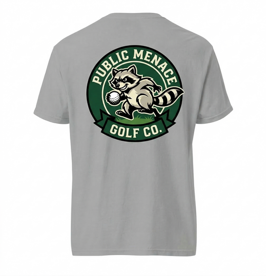 Public Menace Golf Racoon Shirt