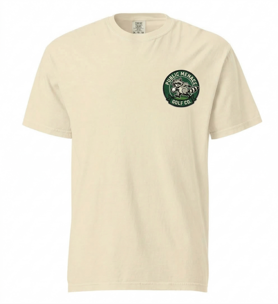 Public Menace Golf Racoon Shirt