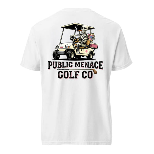 Public Menace Skeleton Cart Shirt